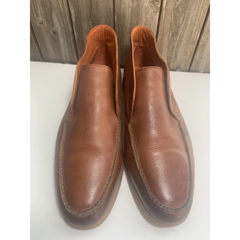 Alan Payne Bravo Calfskin Boots Mahogany Men’s Size 10.5 Made In Brazil
